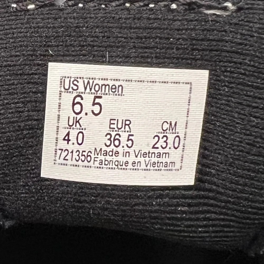 Vans Black and White High-Top Sneakers - Picture 10 of 10